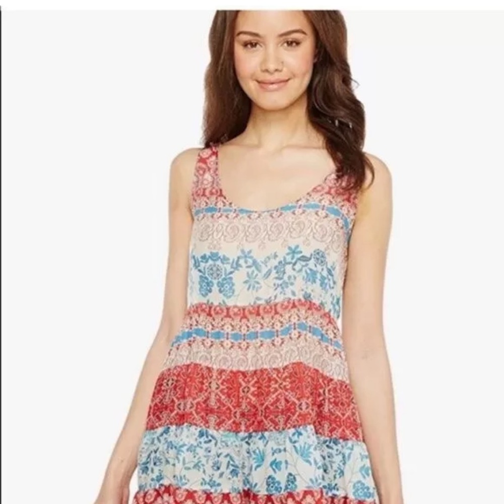 Johnny Was Archi Tier Floral Tank Top